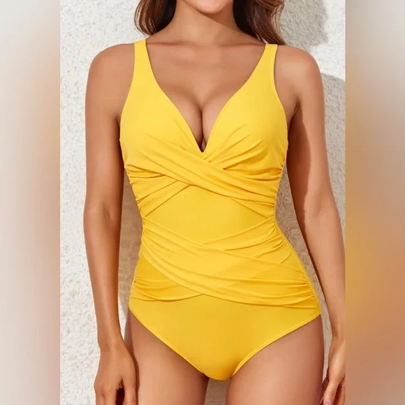 Tummy Control Swimsuits for Women Slimming One Piece - Picture 6 of 8